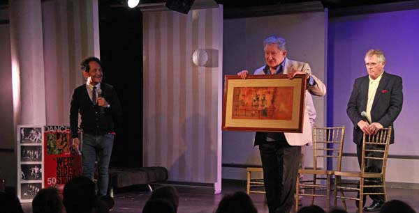 John Sefakis, Harvey Evans with sketch and David Bean.